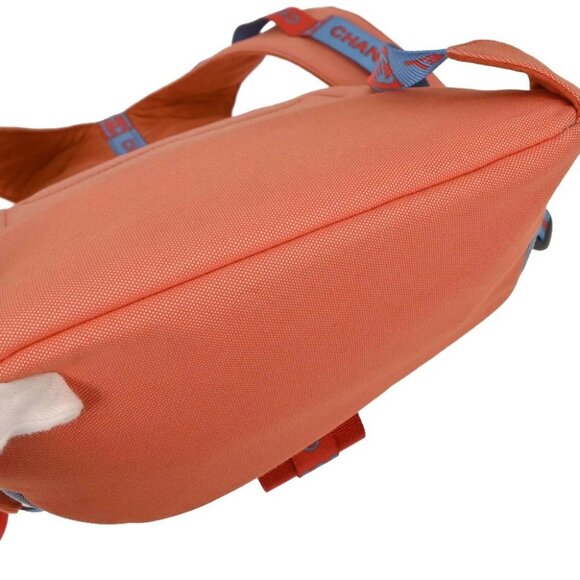 Chanel Red Blue Nylon Sport Line Backpack 115964 - Picture 4 of 10